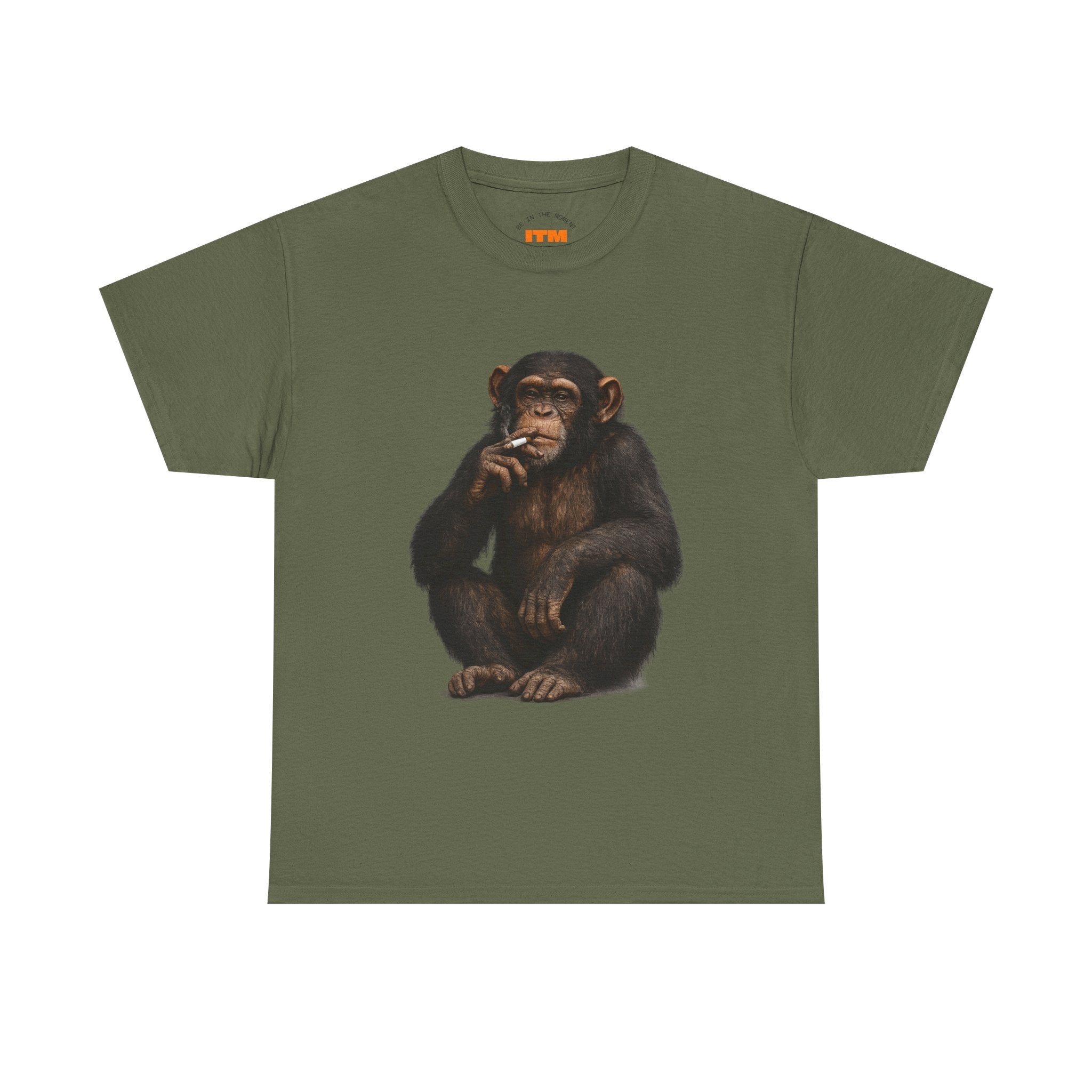 Chimpanzee Smoking