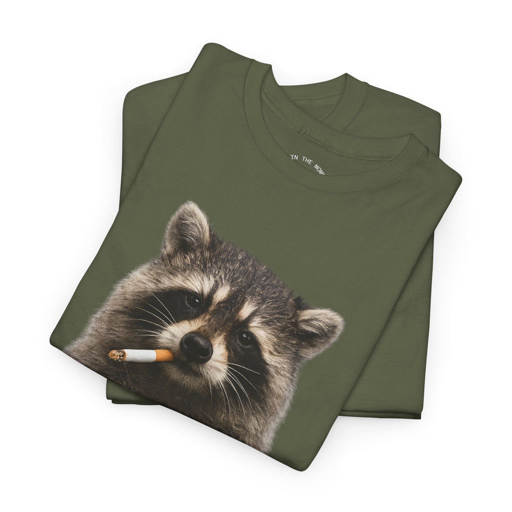 Raccoon Smoking